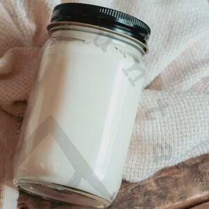 CEDAR MOUNTAIN MASON JAR CANDLE CHRISTMAS HEARTH  13 oz